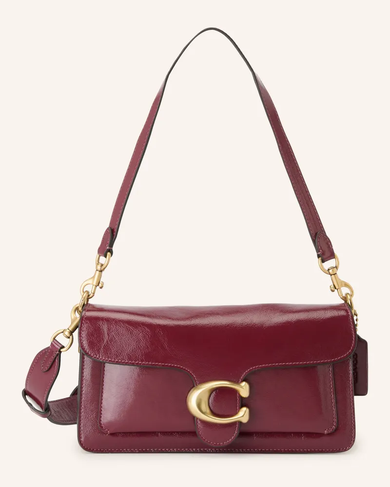 Coach Schultertasche Tabby 26 rot Dunkelrot
