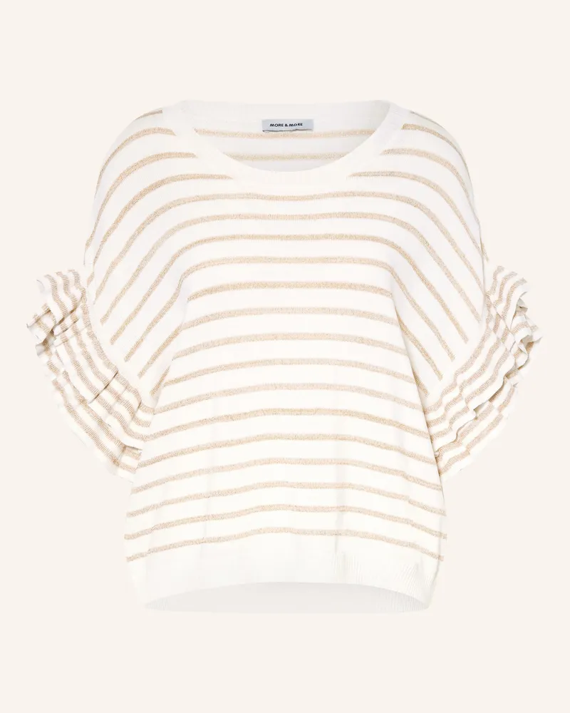 More & More Pullover Mit 3/4-Arm weiss Weiss