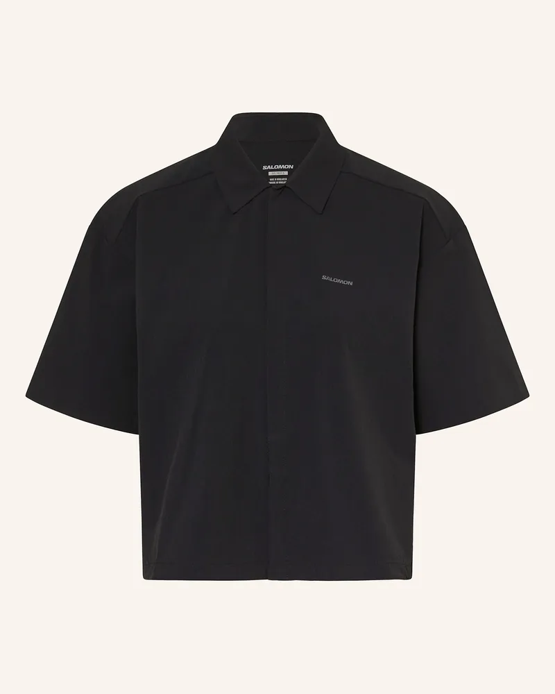 Salomon Outdoor-Bluse Xplration schwarz Schwarz