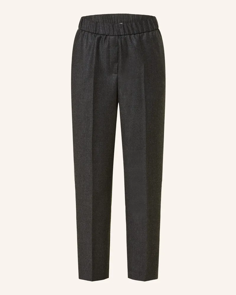 Peserico 7/8-Hose mit Glitzergarn Dunkelblau