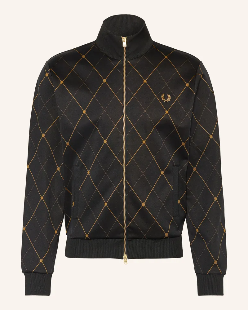 Fred Perry Sweatjacke schwarz Dunkelblau
