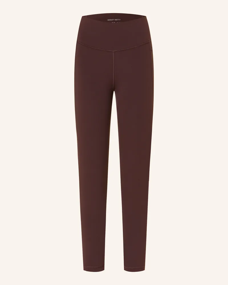 Sweaty Betty Tights ULTIMATE STUDIO Dunkelrot
