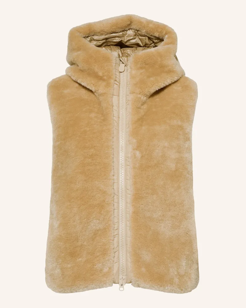 Save The Duck Steppweste Cassandra Im Materialmix beige Beige
