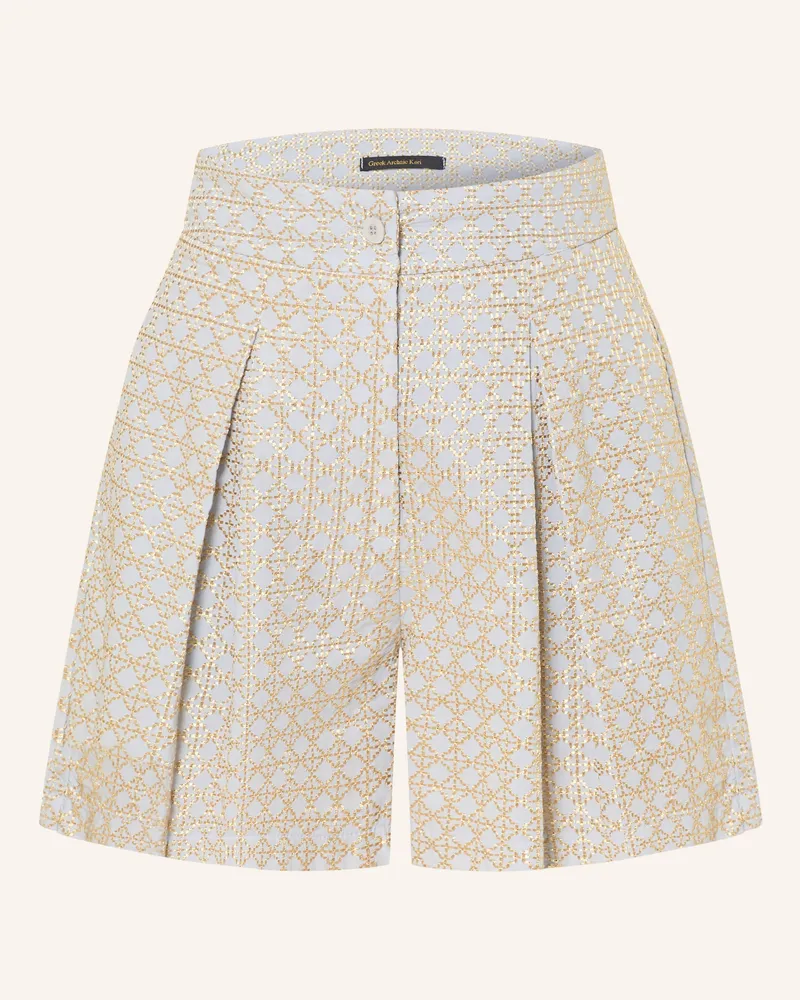 Greek Archaic Kori Shorts grau Blaugrau