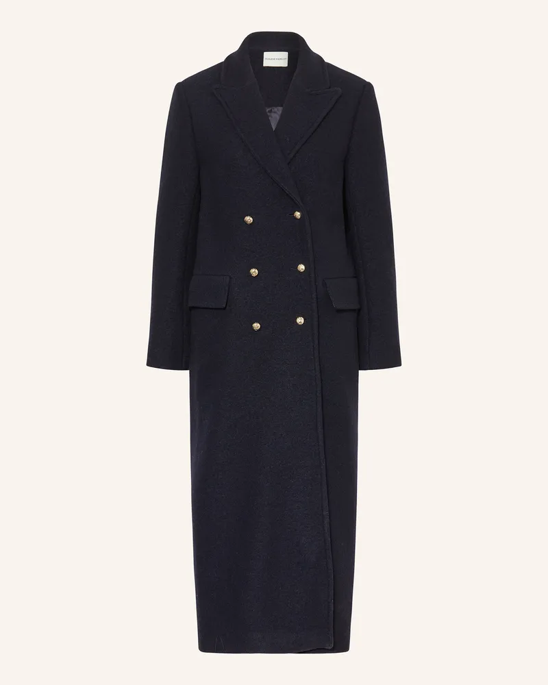 Claudie Pierlot Wollmantel Dunkelblau