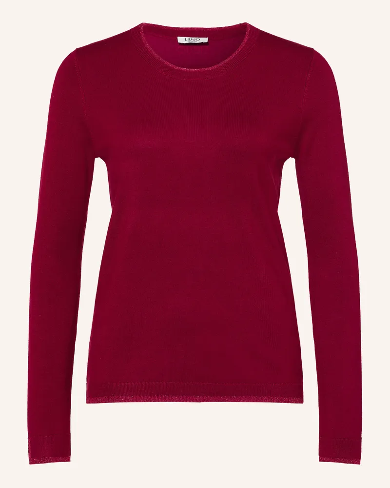 Liu Jo Pullover Mit Glitzergarn rot Dunkelrot