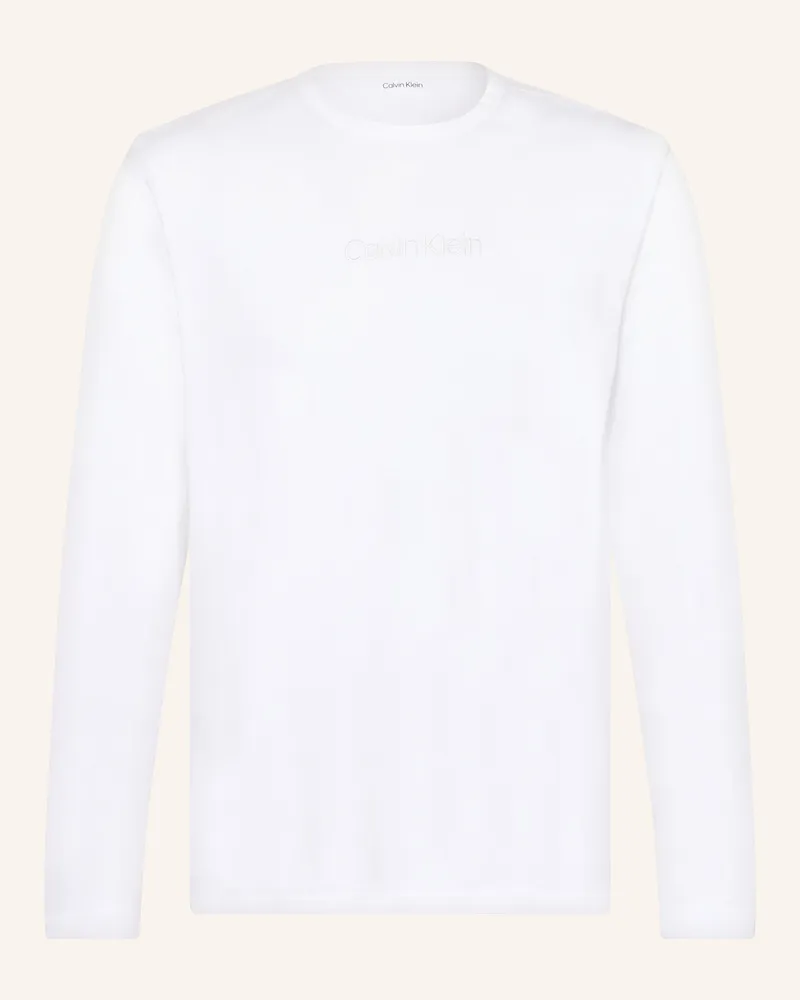 Calvin Klein Schlafshirt weiss Weiss
