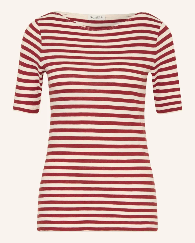 Marc O'Polo T-Shirt rot Ecru