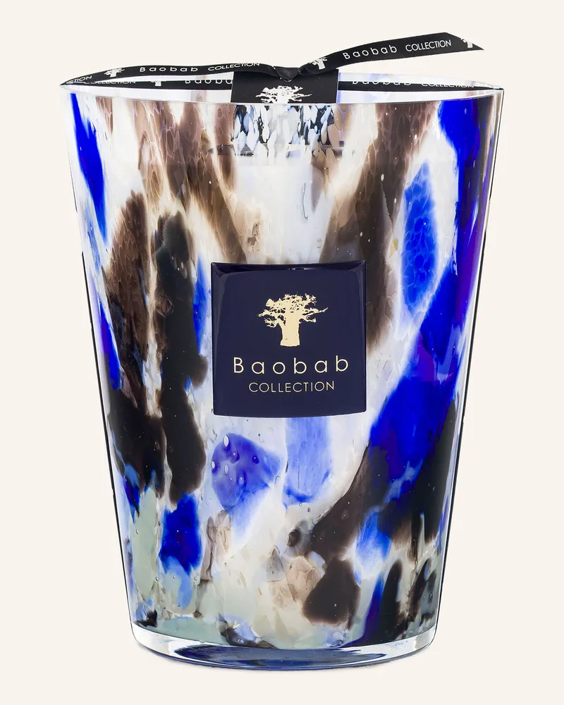 Baobab Collection Duftkerze Halona Blue World schwarz Weiss