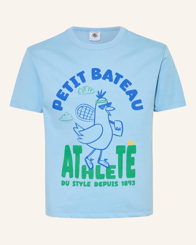Petit Bateau T-Shirt blau Hellblau