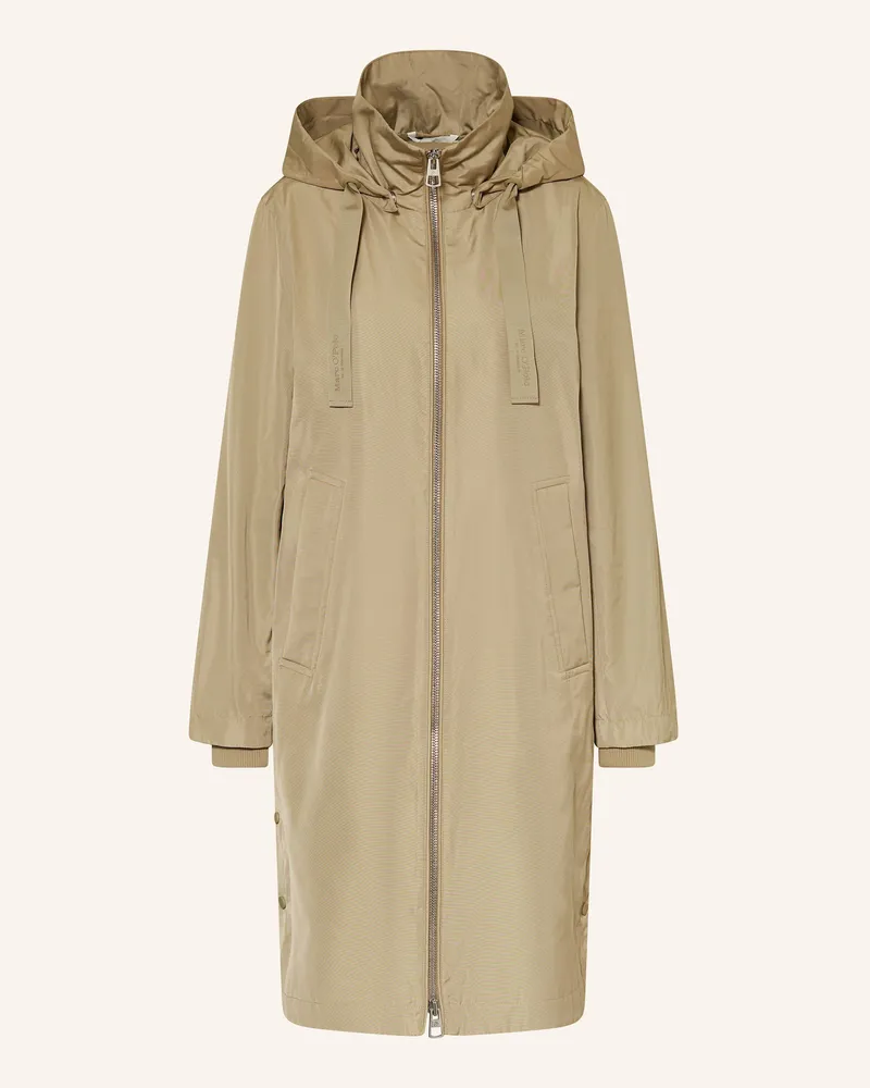 Marc O'Polo Parka mit abnehmbarer Kapuze Khaki