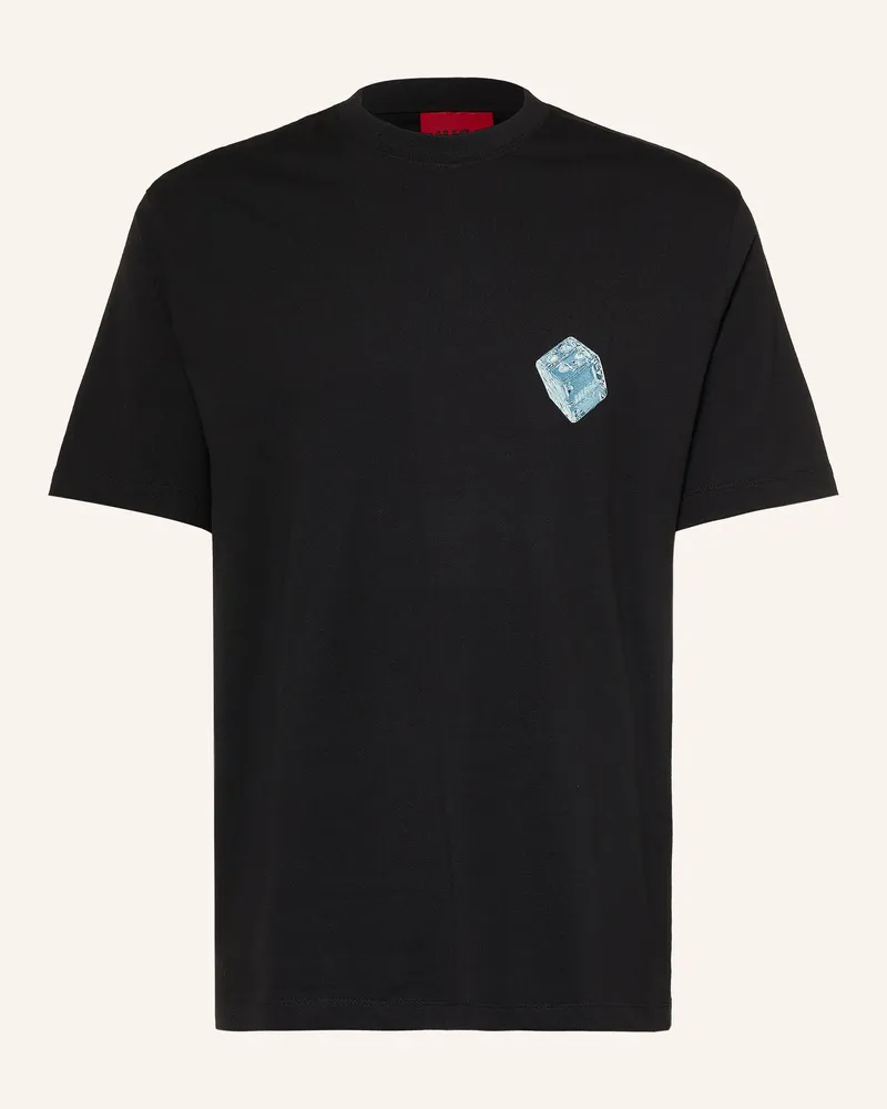 HUGO BOSS T-Shirt Doudi schwarz Schwarz