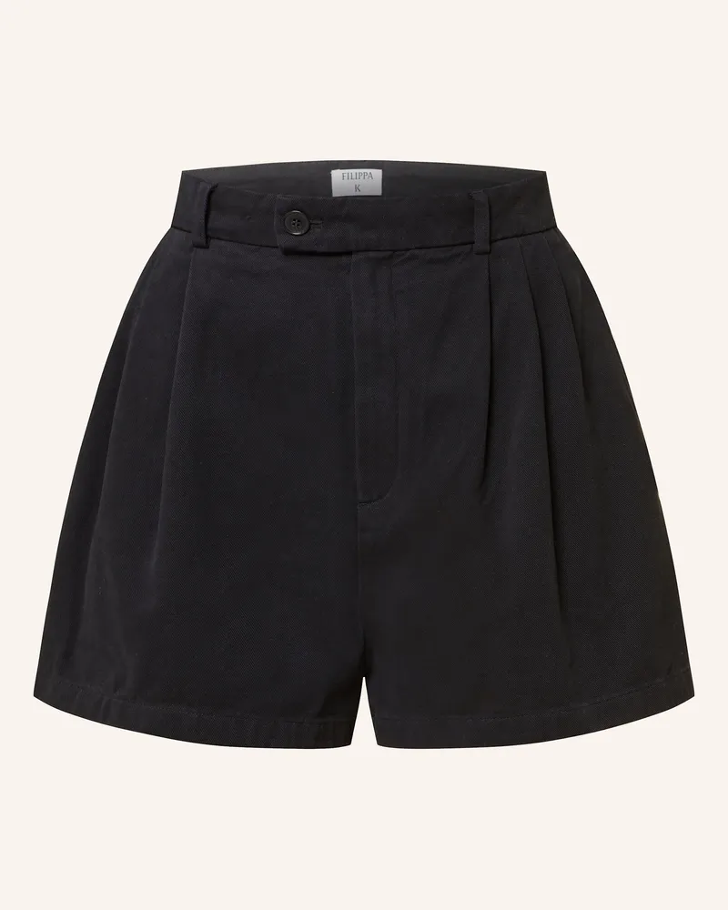 Filippa K Cordshorts Schwarz