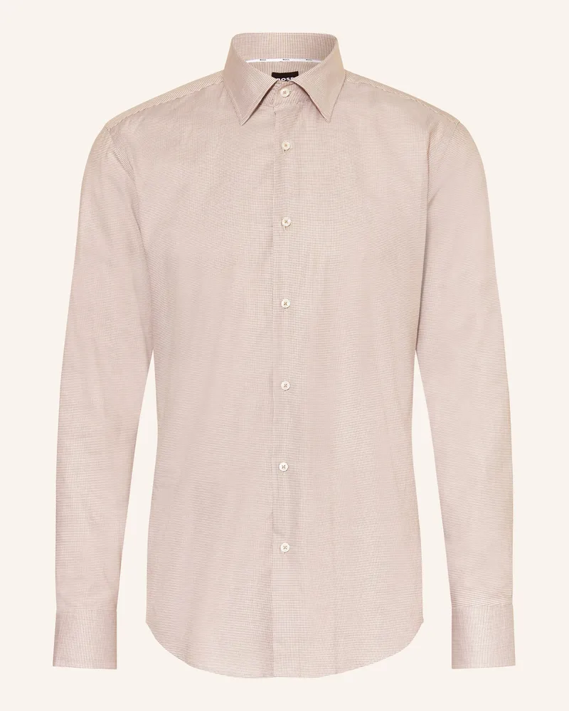 HUGO BOSS Hemd JOE Regular Fit Beige