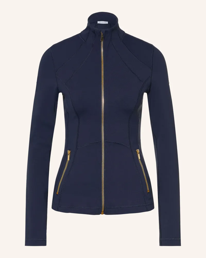 Mrs & HUGS Midlayer-Jacke blau Dunkelblau