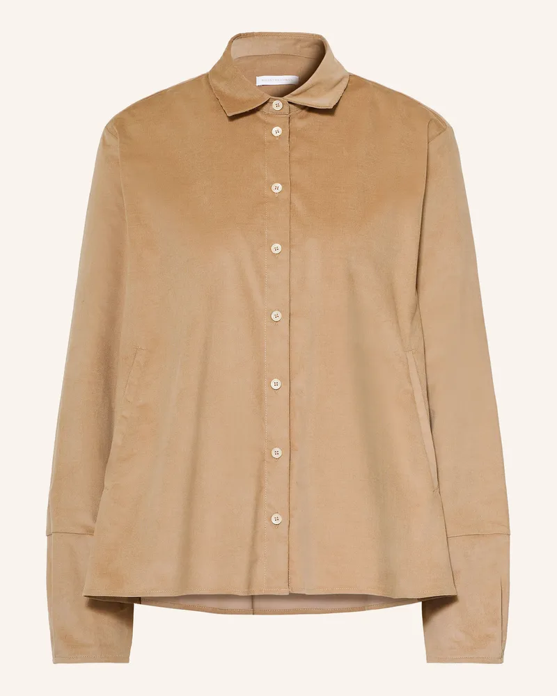Robert Friedman Hemdbluse Tiny Aus Cord braun Camel