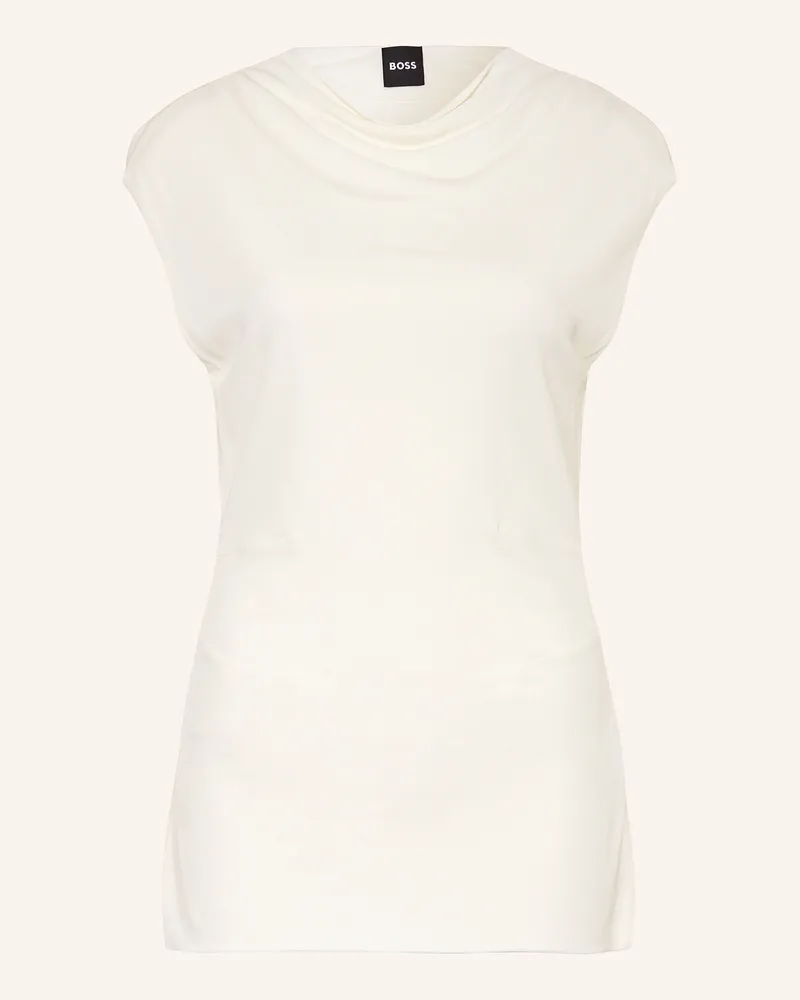HUGO BOSS Stricktop ELAMMA Weiss