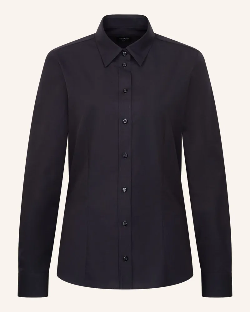 Seidensticker Klassische Bluse schwarz Schwarz