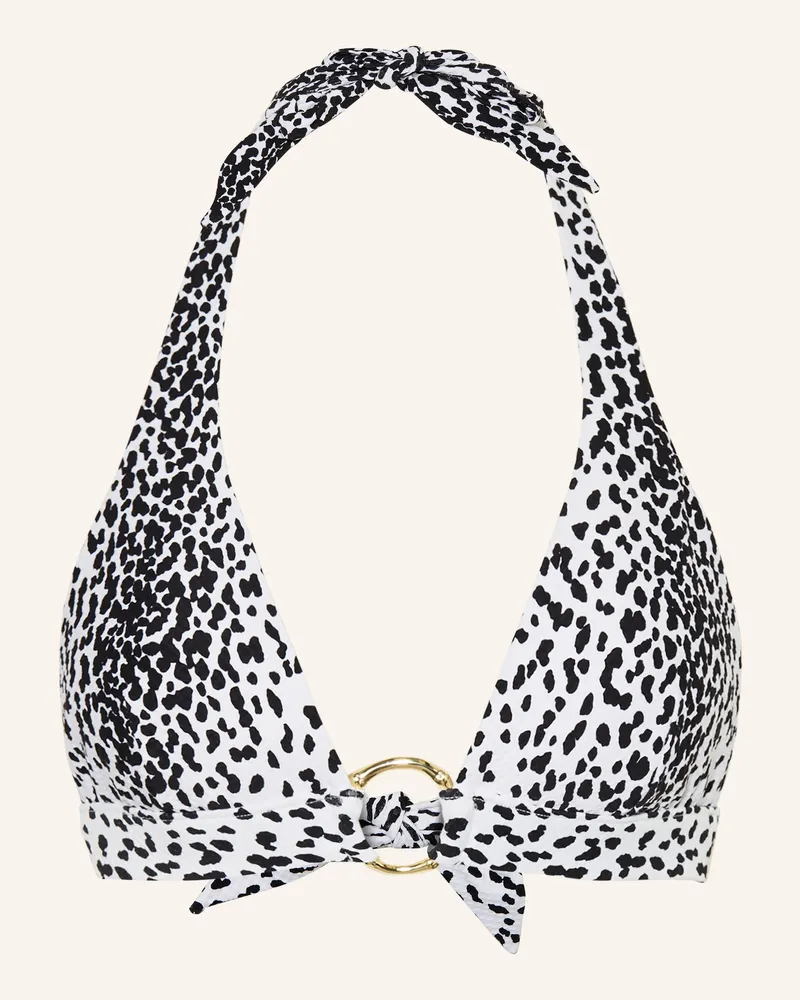 Heidi Klein Neckholder-Bikini-Top Icaria schwarz Weiss