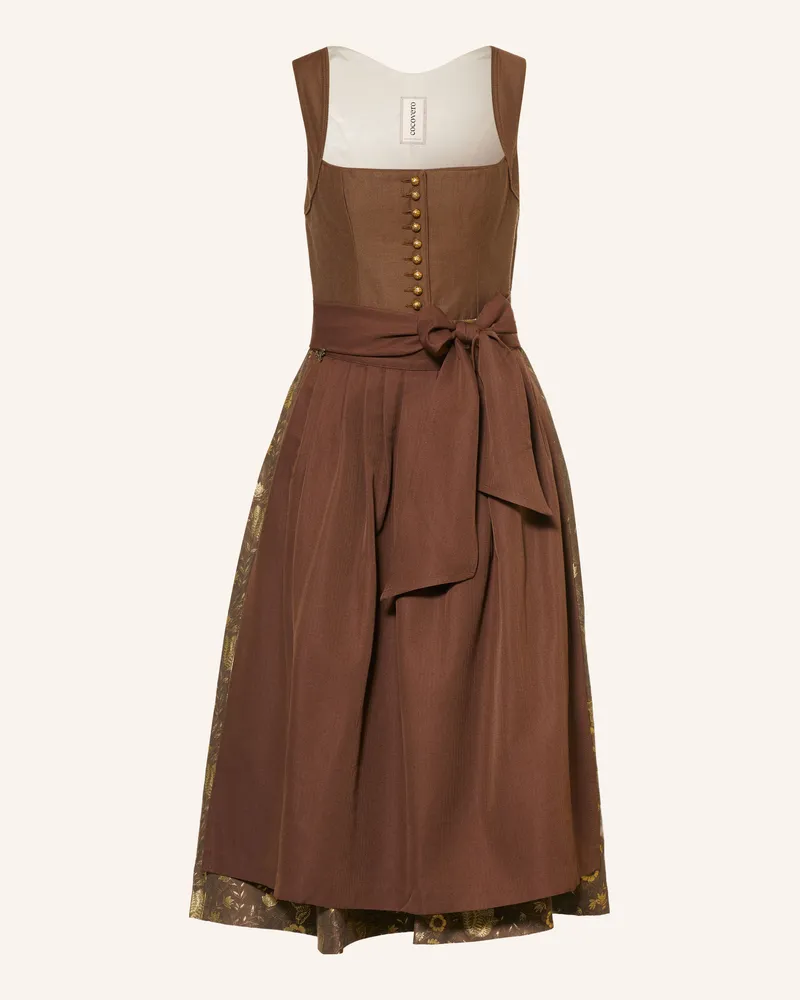 CocoVero Dirndl Hedi braun Dunkelbraun