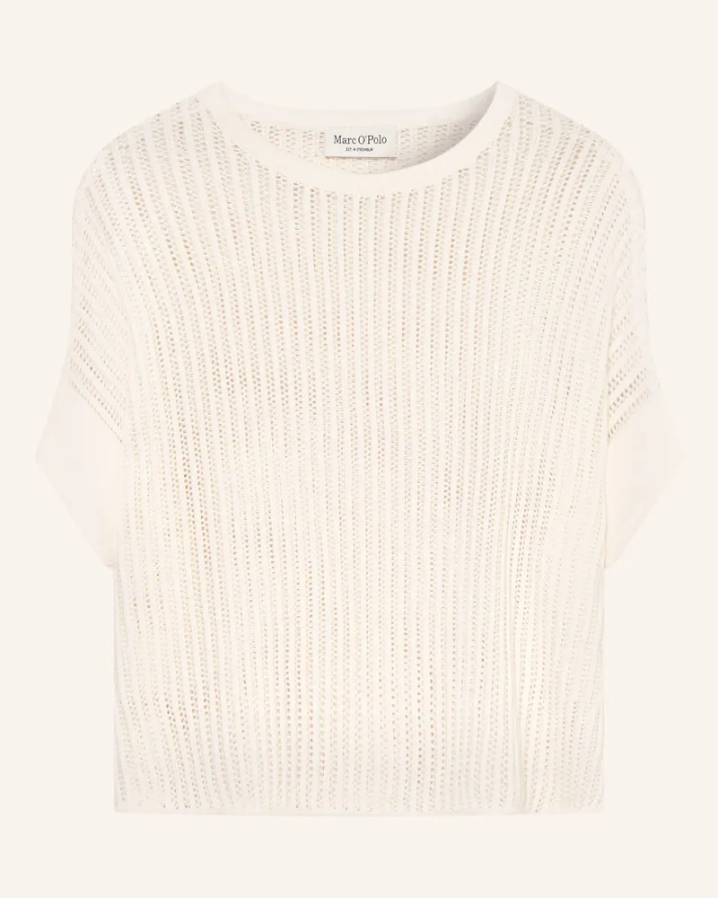 Marc O'Polo Strickshirt weiss Ecru