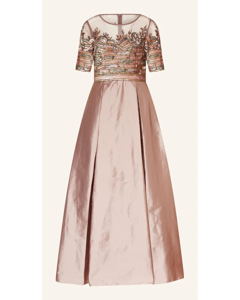 Adrianna Papell Abendkleid mit Pailletten Rosa