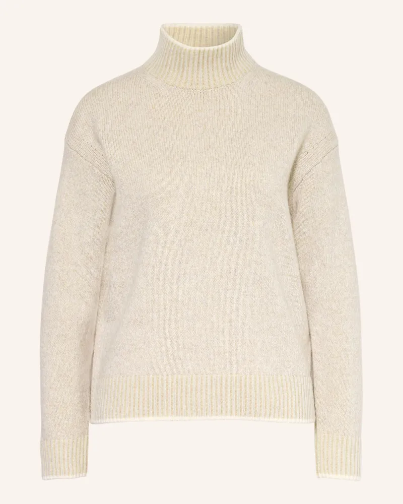 Maerz Pullover Aus Merinowolle beige Hellgrau