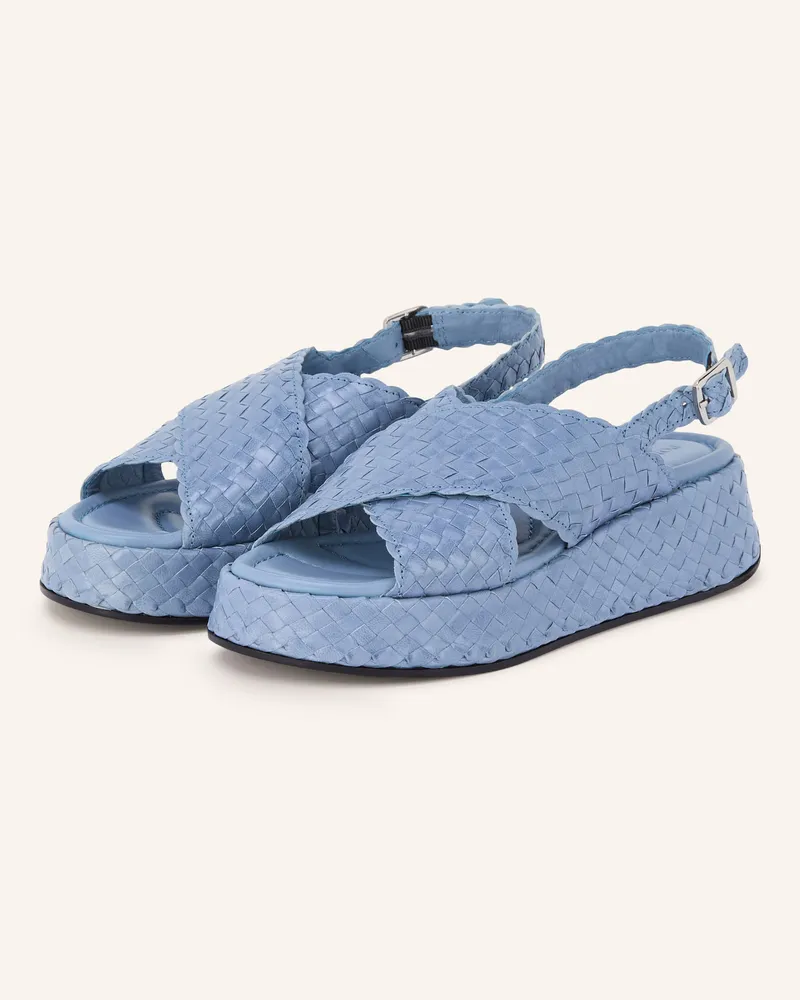 Pons Quintana Plateau-Sandalen blau Blau
