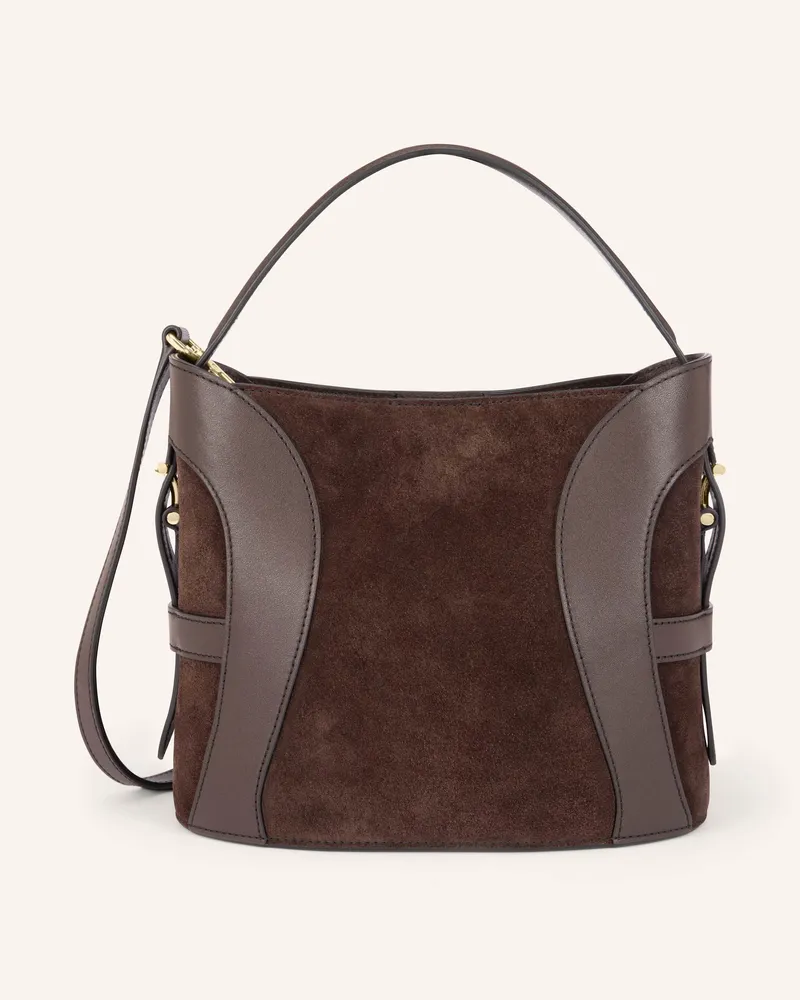 Aigner Beuteltasche Deborah Suede braun Braun