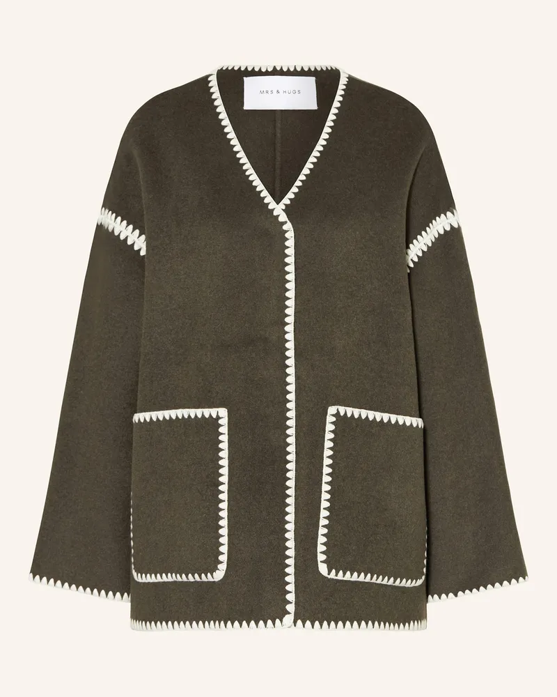 Mrs & HUGS Jacke Khaki