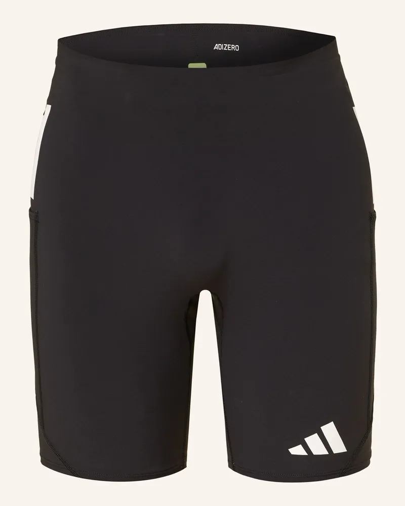 adidas Lauf-Tights ADIZERO RUNNING SHORT POCKET TIGHT Dunkelblau