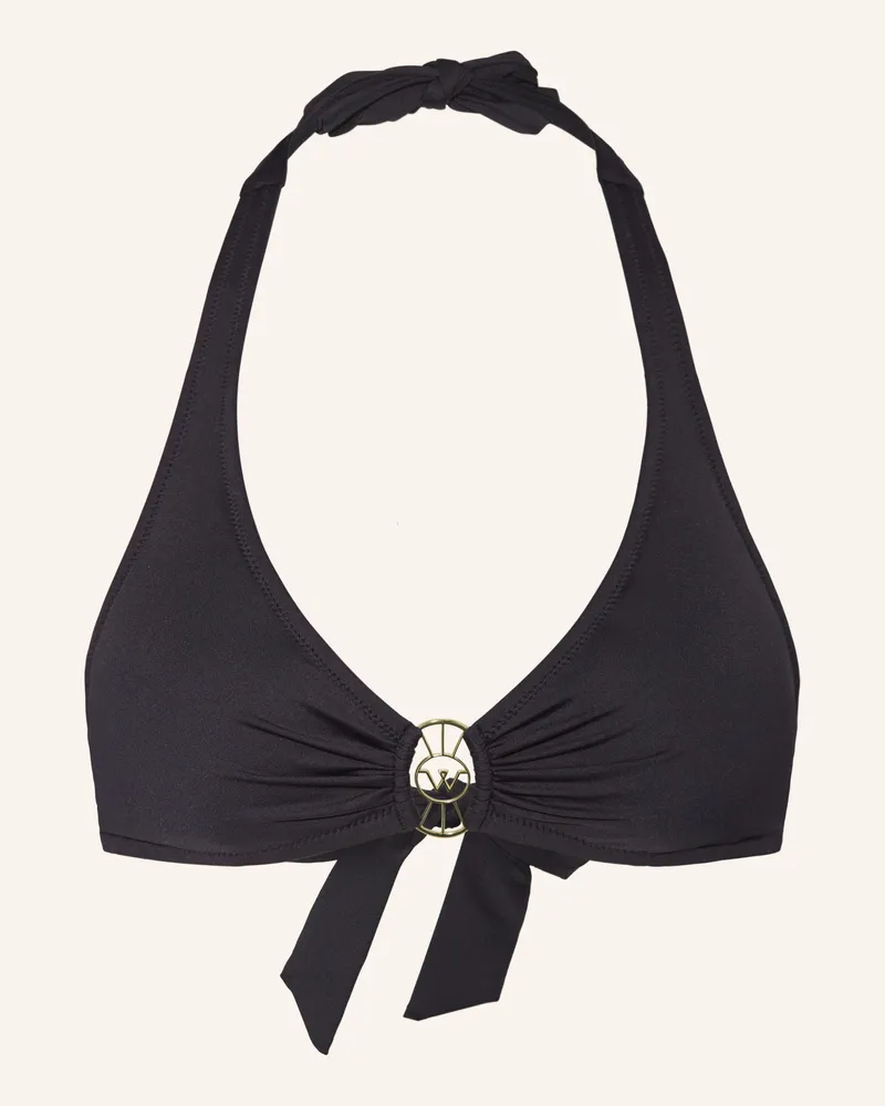 watercult Neckholder-Bikini-Top THE ESSENTIALS Schwarz