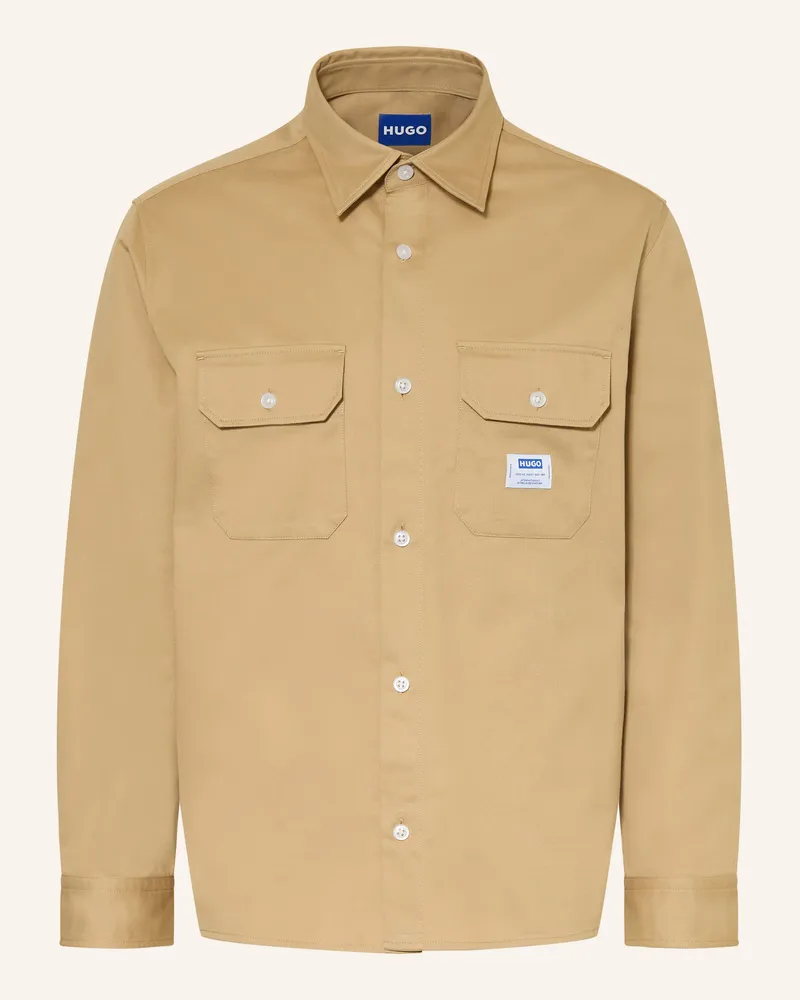HUGO BOSS Overshirt Ekynone beige Camel