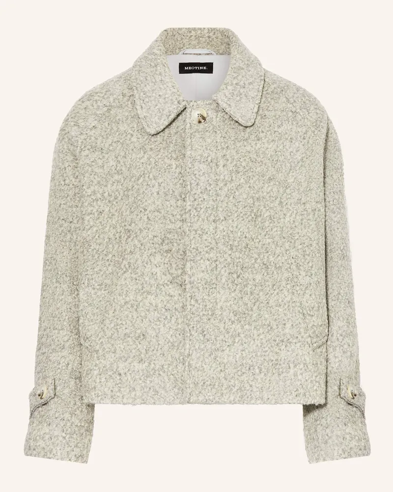 MEOTINE Bouclé-Jacke GIA Grau