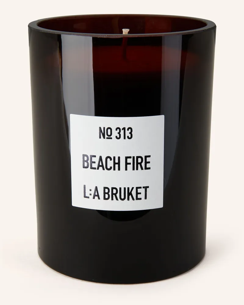L:A Bruket Duftkerze Beach Fire braun Braun