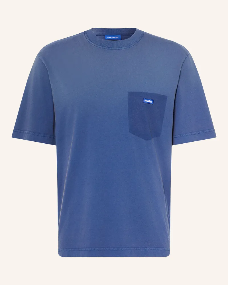 HUGO BOSS T-Shirt Nemintee blau Blau