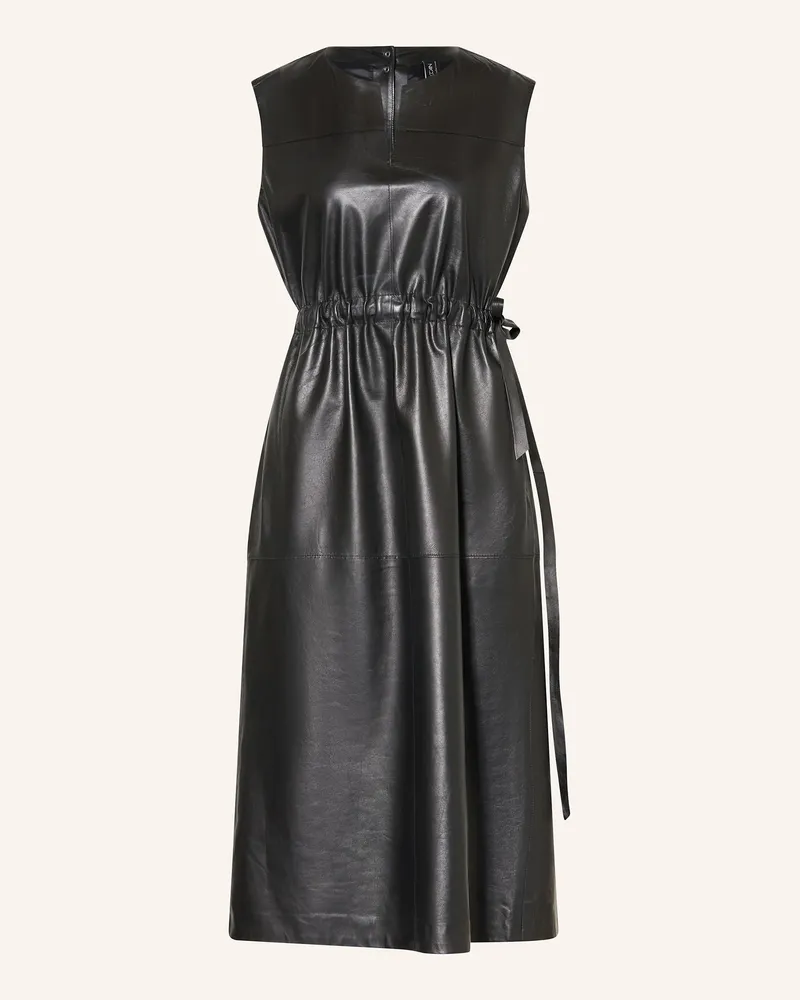 Marc Cain Lederkleid schwarz 900