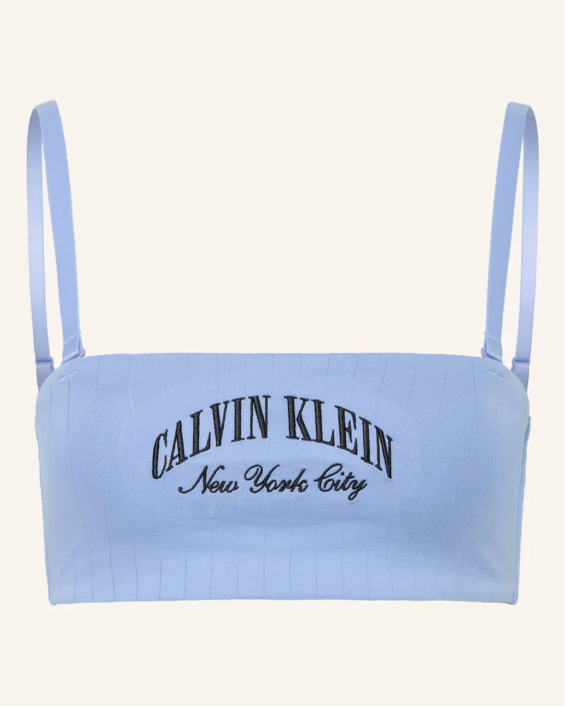 Calvin Klein Bandeau-BH HERITAGE CLASSIC COTTON STRETCH Blau