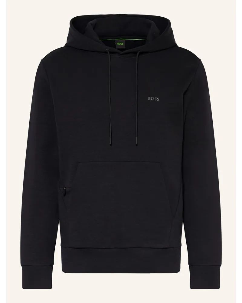 HUGO BOSS Hoodie SOODY Schwarz