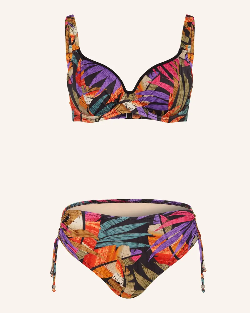 Charmline Bügel-Bikini PALM POETRY Schwarz