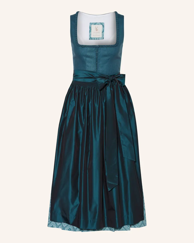 Johann & Johanna Dirndl mit Seide Petrol