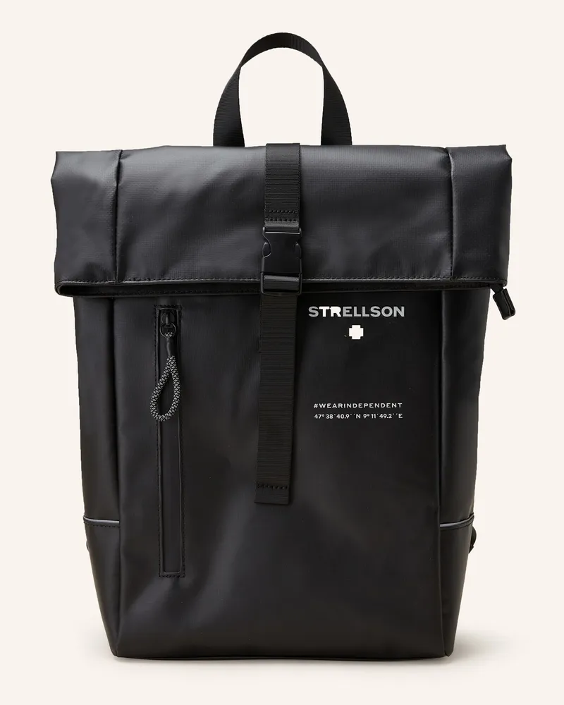 Strellson Rucksack Stockwell 2.0 Eddie Mit Laptop-Fach schwarz Schwarz