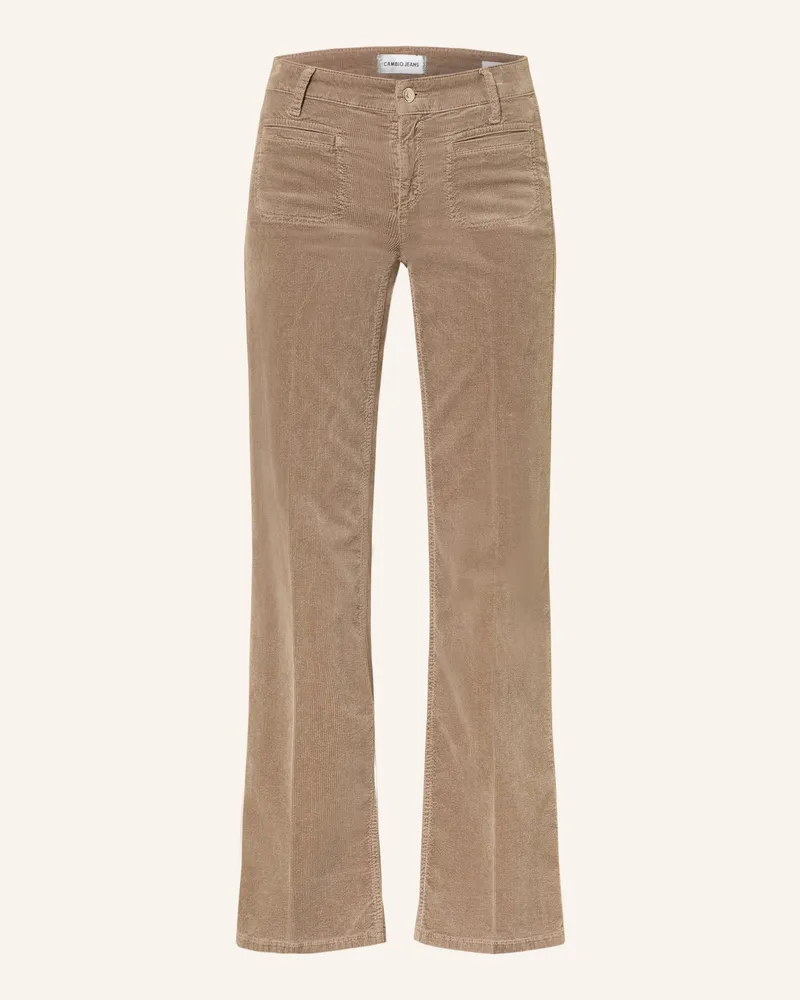 Cambio Cordhose Tess beige Hellbraun