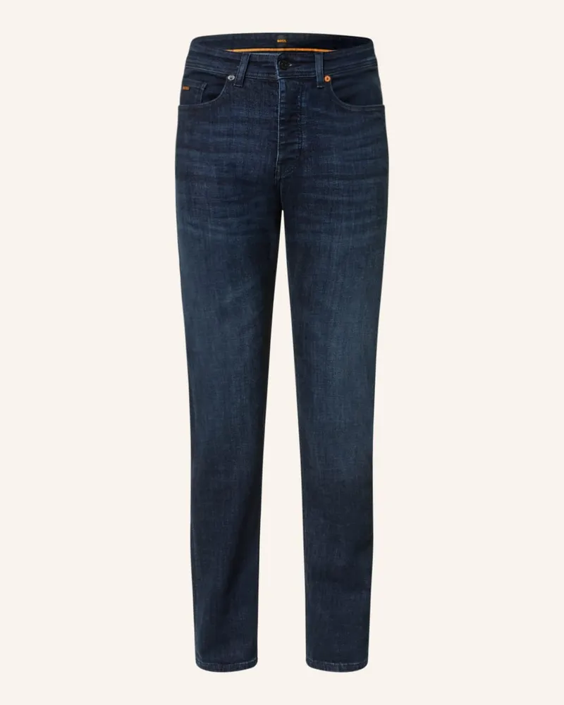 HUGO BOSS Jeans TABER Tapered Fit Blau