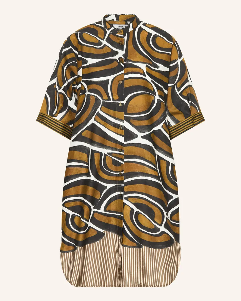 cinque Kleid Ciesensa gruen Cognac