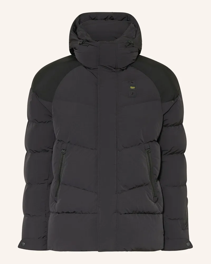 Blauer Steppjacke Crown Mit Dupont™ Sorona®-Isolierung schwarz Schwarz