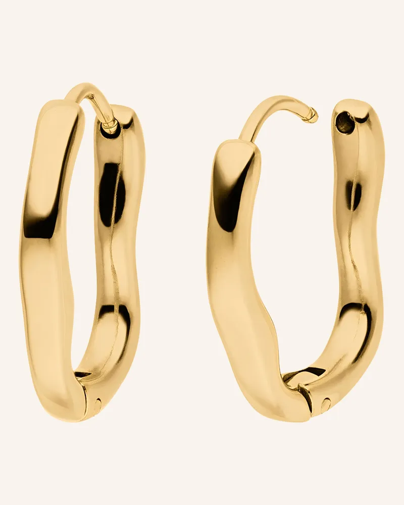 Copenhagen Creolen  Aus  Edelstahl gold Gold
