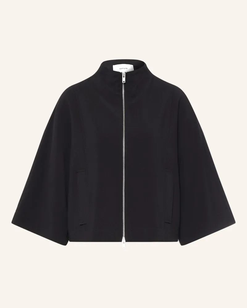 OPUS Kastenjacke Mit 3/4-Arm schwarz Schwarz