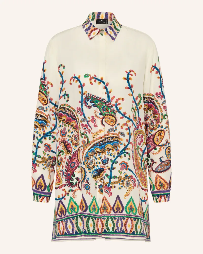 Etro Hemdbluse Aus Seide weiss Ecru