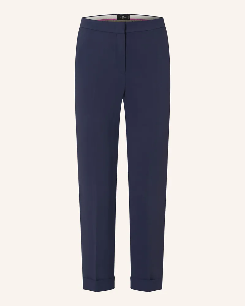 Etro 7/8-Hose blau B0387